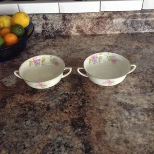 TK Thun Bohemia China SPRINGTIME Soup Bowls